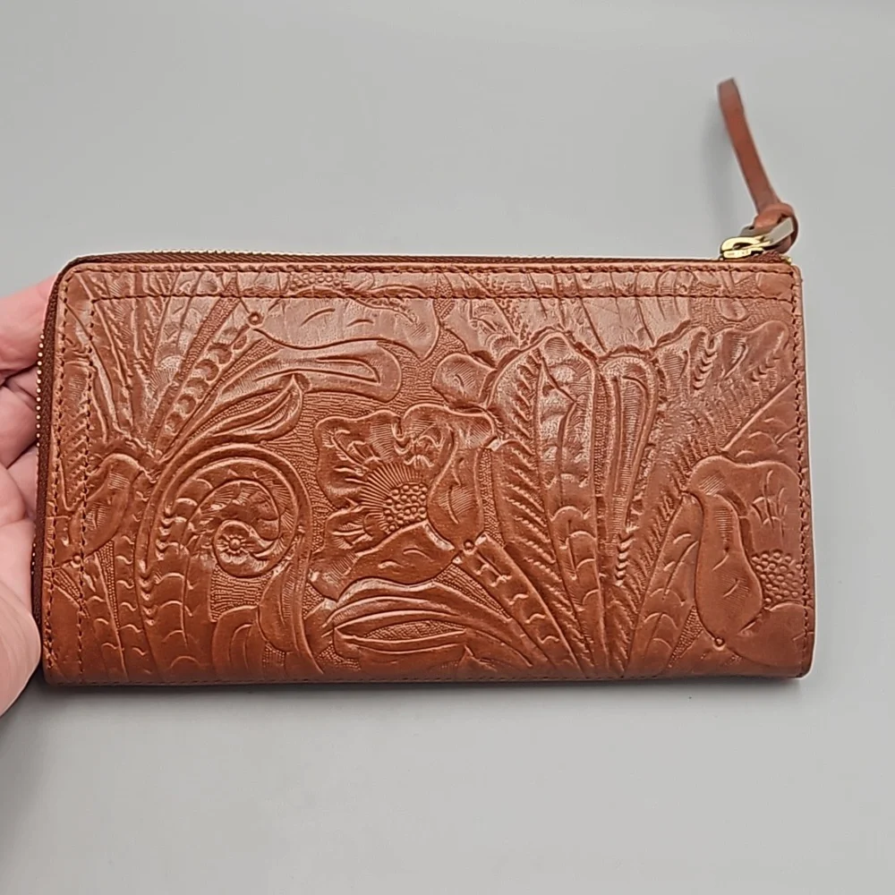 Margot New York Tooled Leather Wallet - Picture 5 of 11